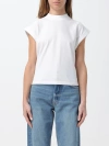 Anine Bing Caspen Cotton T-shirt In White