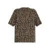 Anine Bing Beth Mini Dress Black And Brown Leopard In Multi