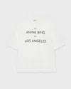 Anine Bing Cohen Tee Paris Stancil Woman Ivory
