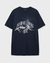 Anine Bing T-shirt Walker Tee California In Black