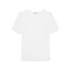 Anine Bing Pia T-shirt In White Polyester In White