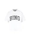Anine Bing Jay Printed Cotton-jersey Sweatshirt In White