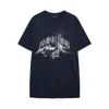 Anine Bing T-shirt Walker Tee California In Blue