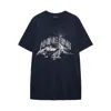 Anine Bing T-shirt Walker Tee California In Blue