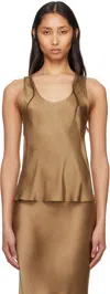 Anine Bing Tan Lea Tank Top