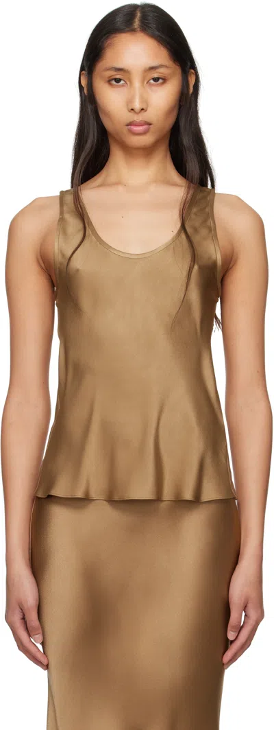Anine Bing Tan Lea Tank Top