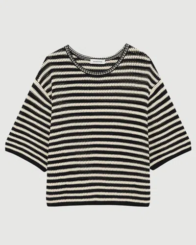 Anine Bing Theo Sweater In White