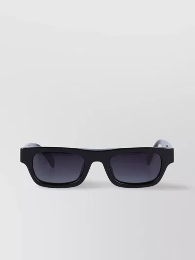 Anine Bing Thick Frame Sunglasses Uv Protection In Black