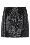 Anine Bing Tierra Sequin Embellished Mini Skirt In Black