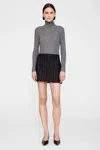 Anine Bing Tierra Minit Skirt In Grey
