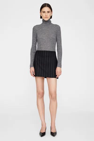 Anine Bing Tierra Minit Skirt In Grey