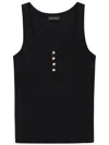 Anine Bing Alessia Tank Top In Black