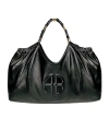Anine Bing Medium Kate Leather Tote Bag In Black
