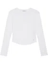 Anine Bing Jane Logo-plaque Blouse In White