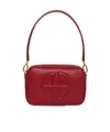 Anine Bing Top Zipper Shoulder Bag In Red