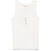 Anine Bing Alessia Tank Top In White