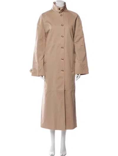 Pre-owned Anine Bing Trench Coat In Neutral