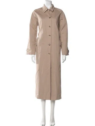 Pre-owned Anine Bing Trench Coat In Neutral