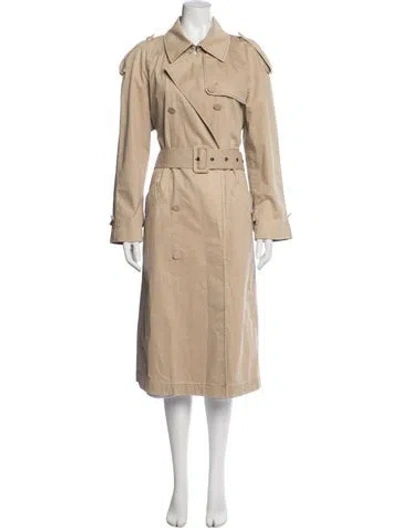 Pre-owned Anine Bing Trench Coat In Neutral