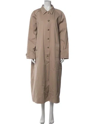 Pre-owned Anine Bing Trench Coat In Neutrals