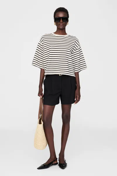 Anine Bing Trent Short - Black 8