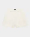 Anine Bing Trent Tailored Shorts In Neutral