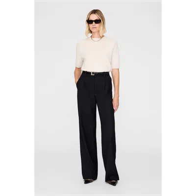 Anine Bing Trent Trouser In Black