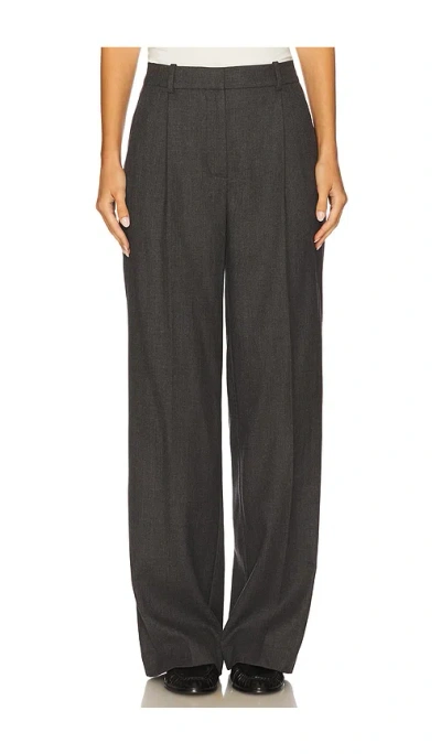 Anine Bing Trent Trouser In Gray