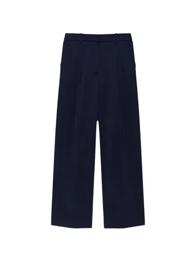 Anine Bing Trent Trousers In Blue