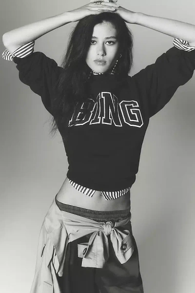 Anine Bing Trenton Sweatshirt In Black