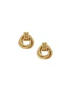 Anine Bing Triple Knot Design  Earrings In Gold