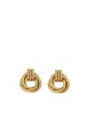 Anine Bing Triple Knot Earrings In Gold In Gold