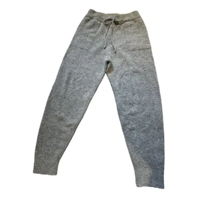 Pre-owned Anine Bing Trousers In Grey