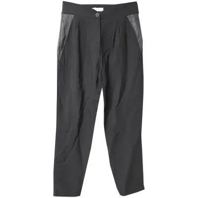 Anine Bing Trousers In Black Viscose