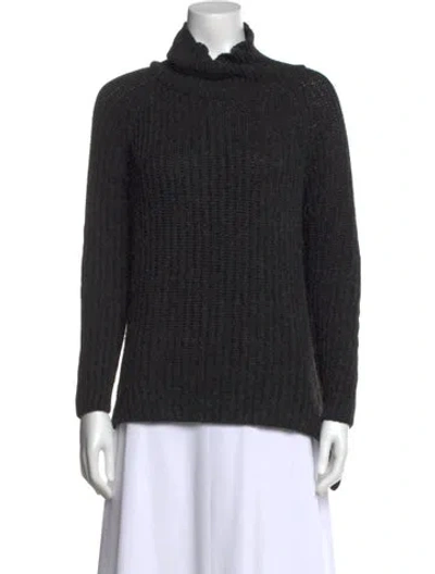 Pre-owned Anine Bing Turtleneck Sweater In Black
