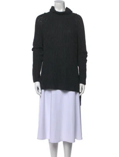 Pre-owned Anine Bing Turtleneck Sweater In Black