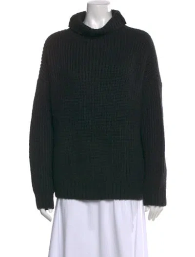 Pre-owned Anine Bing Turtleneck Sweater In Black