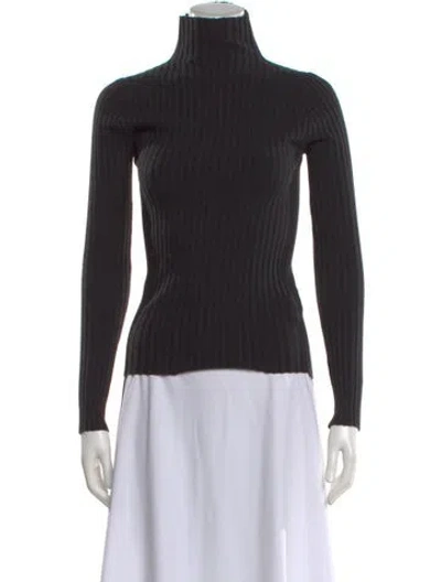 Pre-owned Anine Bing Turtleneck Sweater In Black