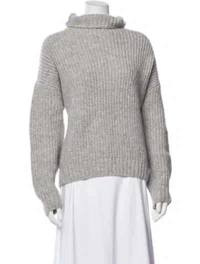 Pre-owned Anine Bing Turtleneck Sweater In Gray