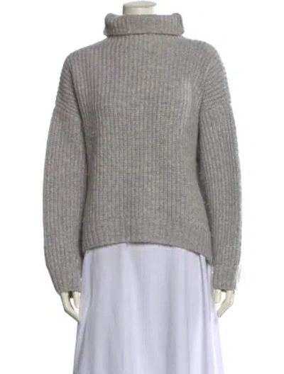 Pre-owned Anine Bing Turtleneck Sweater In Gray