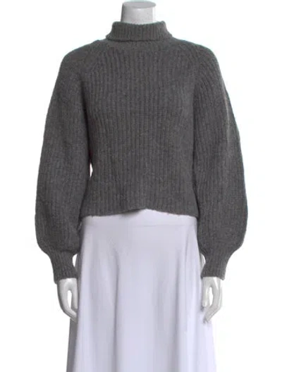 Pre-owned Anine Bing Turtleneck Sweater In Gray