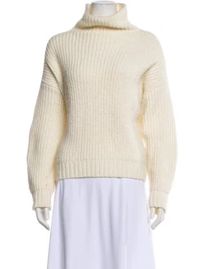 Pre-owned Anine Bing Turtleneck Sweater In Neutral