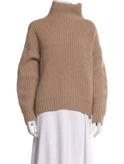 Pre-owned Anine Bing Turtleneck Sweater In Neutral