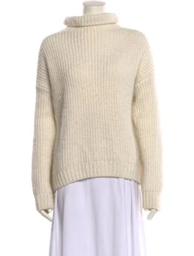 Pre-owned Anine Bing Turtleneck Sweater In Neutral