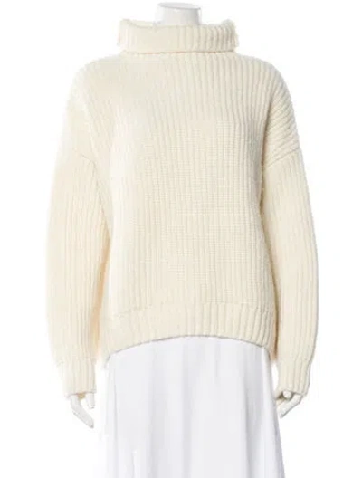 Pre-owned Anine Bing Turtleneck Sweater In Neutral