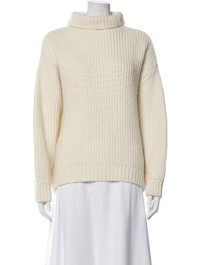 Pre-owned Anine Bing Turtleneck Sweater In Neutral