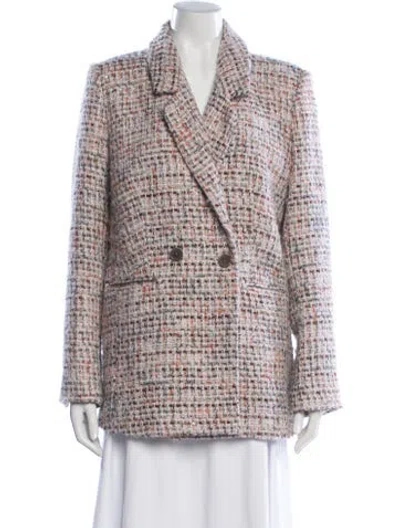Pre-owned Anine Bing Tweed Pattern Blazer