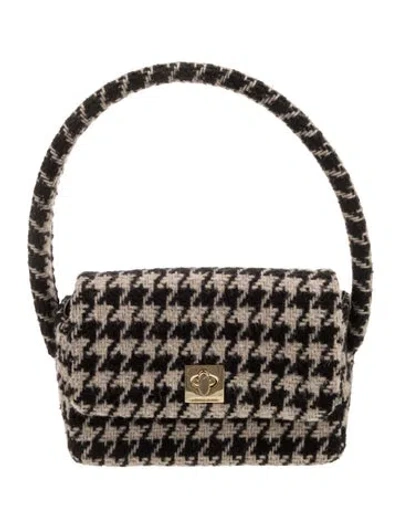 Pre-owned Anine Bing Tweed Top Handle Bag