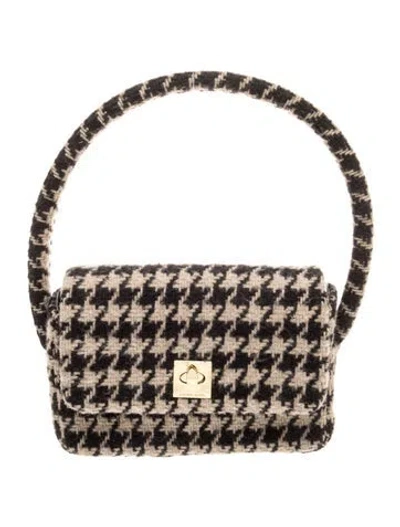Pre-owned Anine Bing Tweed Top Handle Bag