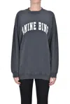 Anine Bing Tyler Oversized Sweatshirt In Gray